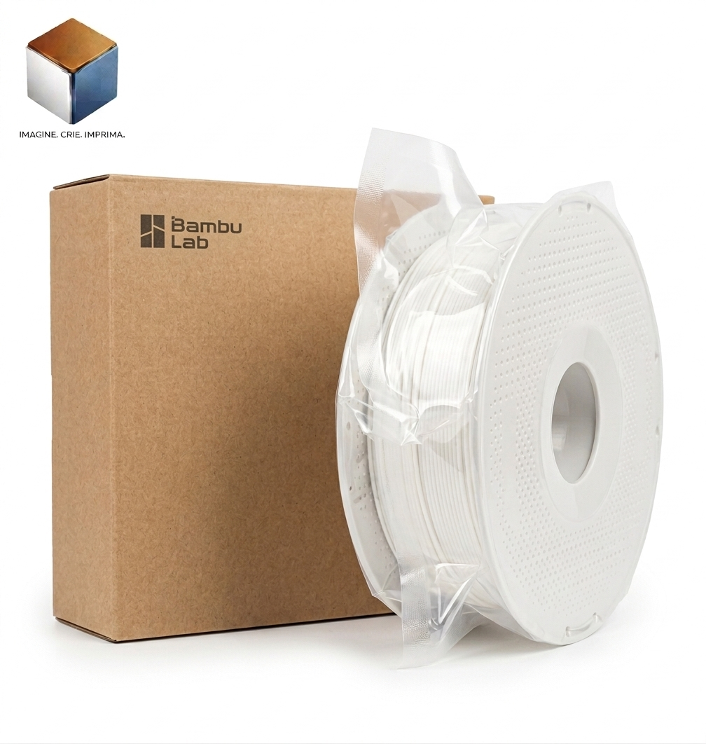 Filamento PLA Branco Bambu lab